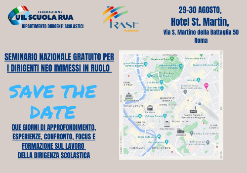 Al momento stai visualizzando Dirigenti Scolastici: a fine agosto il seminario gratuito di IRASE e UIL Scuola