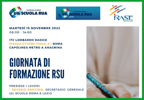 Al momento stai visualizzando Giornata di Formazione RSU – 15 Novembre 2022