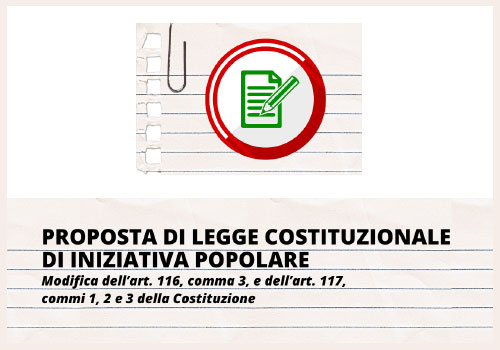 Al momento stai visualizzando Proposta di legge costituzionale di Iniziativa Popolare