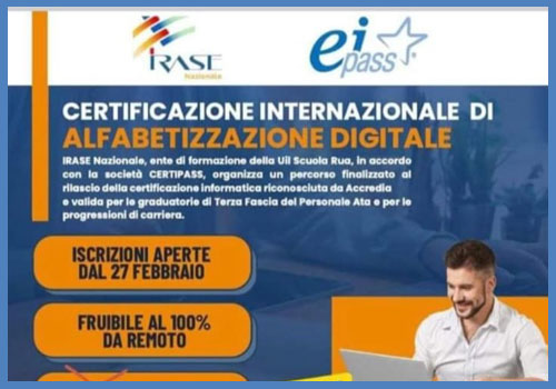 Al momento stai visualizzando Certificazione Internazionale di Alfabetizzazione Digitale