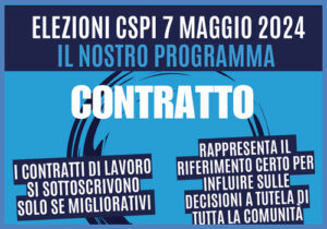 Scopri di più sull'articolo Elezioni CSPI – 7 Maggio 2024 – Il Nostro Programma